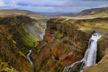 Haifoss Canyon Island