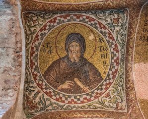 Fototapeta na wymiar Istanbul, Turkey - the Pammakaristos Church is one of the most well preserved Greek Orthodox Byzantine churches in Istanbul, with its beautiful mosaics
