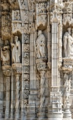 Detalhes do portal sul do Mosteiro dos Jerónimos
