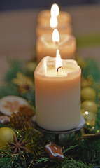 Kerzen vom Advent