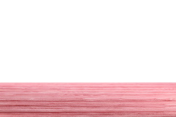 pink rustic wooden background on white