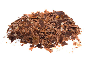 chocolate isolated on white background