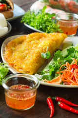 Delicious Asian food, for deliver at home, dinner with family and friends