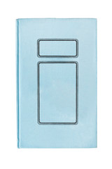 Blue book isolated