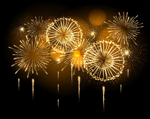 Vector holiday firework