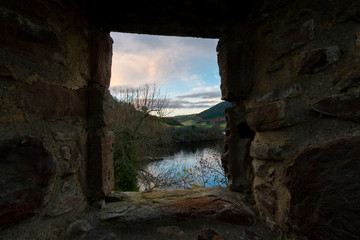 Window view from Urquhart castle