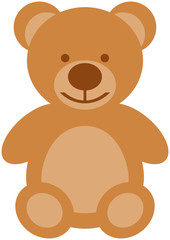 Bear icon for app, ui, web. Vector isolated illustration.