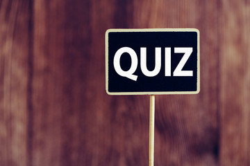 Quit Word Letters Sign