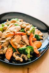Delicious Asian food, for deliver at home, dinner with family and friends