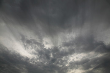 Obraz premium Light images of heaven soaring beautifully in space. Beautiful clouds illuminated by white light in the sky. The best background for the sky is natural light.