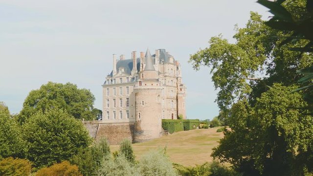 Chateau de Brissac in the Loire Valley of France