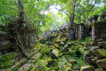 Ruin at Beng Mealea temple