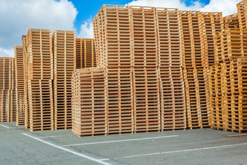  stockage de palettes en bois 