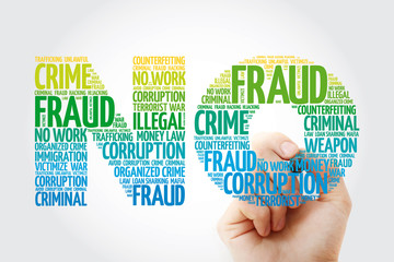 NO word cloud with marker, business concept background