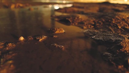 DEVASTATED GROUND FULL OF BROWN MUD