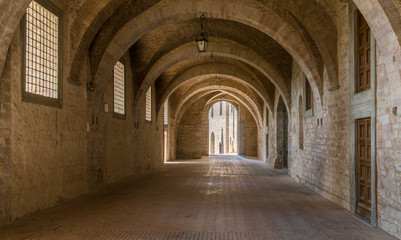 Obraz premium Scenic sight in Gubbio, medieval town in the Province of Perugia, Umbria, central Italy.