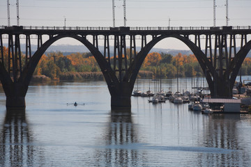 Railway bridge in Dnepropetrovsk