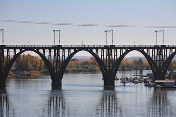 Railway bridge in Dnepropetrovsk
