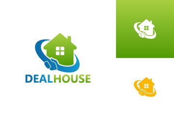 Deal House Logo Template Design Vector, Emblem, Design Concept, Creative Symbol, Icon