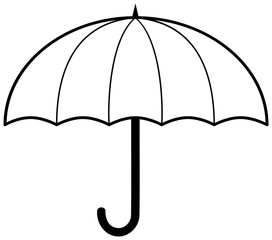 Umbrella icon for web, mobile and infographics. Vector illustration.