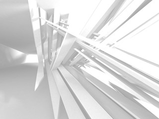 Fototapeta premium Abstract Modern White Architecture Background