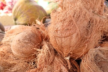 Coconut at street food