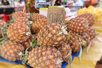 pineapple on street food