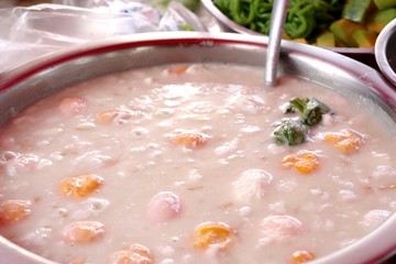 dessert in coconut milk