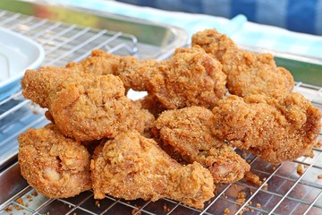 Fried chicken at street food