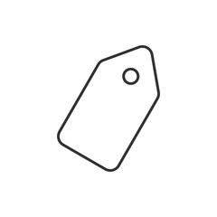 Price Tag icon. Vector illustration, flat design.