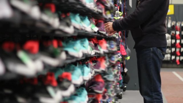 Sport shoe store