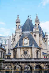 Fototapeta na wymiar Medieval castle in the center of Paris