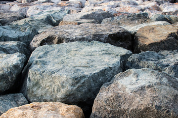 close up of big stone