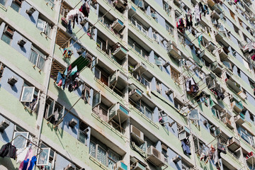 Residential buildings in Hong Kong
