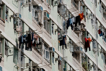 Residential buildings in Hong Kong