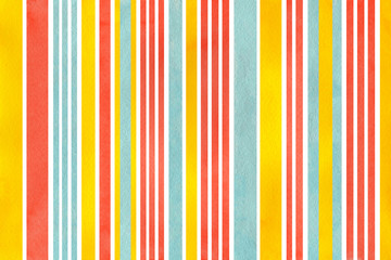 Obraz premium Watercolor striped background.