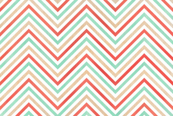 Watercolor stripes background, chevron.