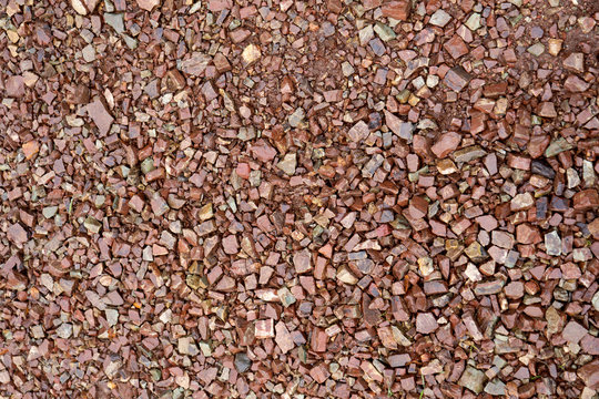 wet gravel slate rock