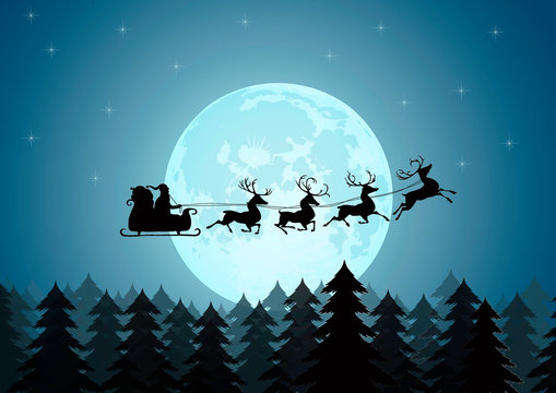 Pap&aacute; Noel con renos II