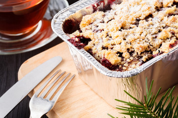 Cranberry Cake for Christmas and New Year. Cristmas bread
