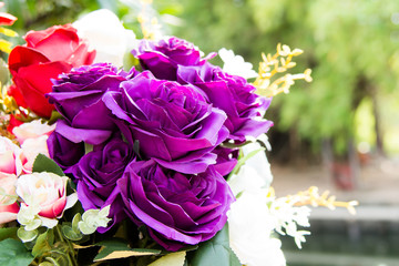 Beautiful rose of artificial flowers, Artificial Pastel rose flowers