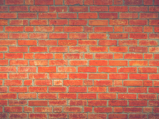 red brick wall simple beautiful vintage loft style of decoration texture background