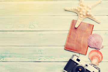 Travel vacation background concept