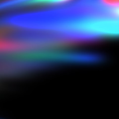 Colorful blurred light leaks abstract digital background. Holographic effect image. Magic glitch texture.