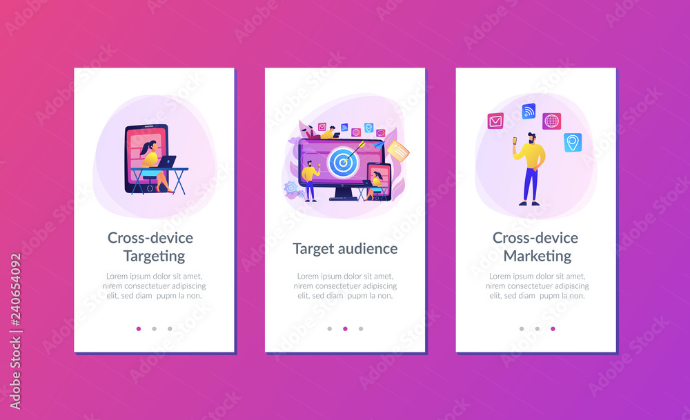 Poster concumers with devices get targeted ads and messages. multi device targeting, reaching audience, cro
