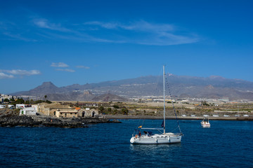 Fototapeta na wymiar Marina del Sur, Las Galletas, Tenerife, Spain