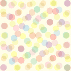 bright colored light transparent balls background pattern