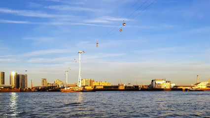 Obraz premium Air line Cable car - London, UK