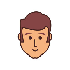 head of young man avatar character