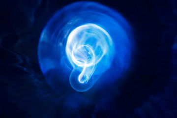 Obraz premium Sound waves in the dark